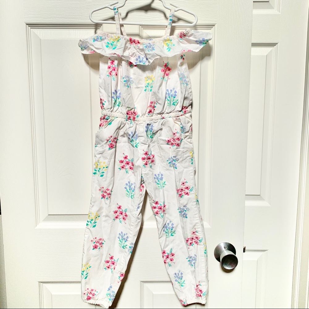 Girls Gymboree Floral Jumpsuit